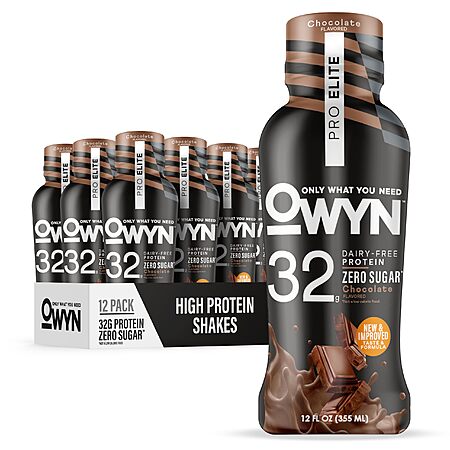 OWYN Only What You Need Pro Elite Vegan High Protein Keto Shake, 32g