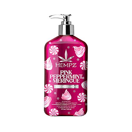Hempz NEW Pink Peppermint Meringue Body Moisturizer, Body Lotion, Fall and Winter Skin Care for Men & Women, Limited Edition, 17 fl.oz. $5.99 at Amazon