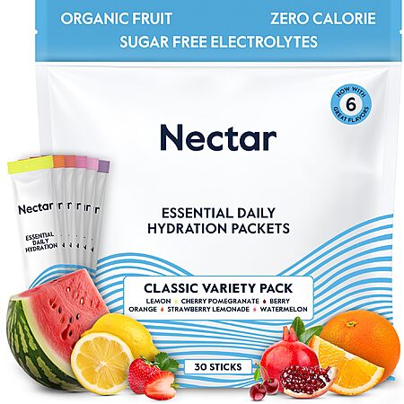 Nectar Hydration Packets - Electrolytes Powder Packets - Sugar Free & 0 ...