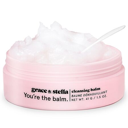 [S&S] grace & stella Cleansing Balm - Travel Size Makeup Remover - Deep Cleansing & Hydrating Face Cleanser (41 g/ 4.3 oz) $8.95