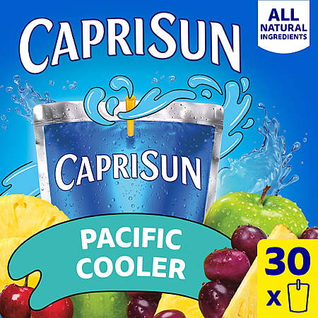 Capri Sun Flavored with Other Natural Flavor Juice Drink Blend, 30 Pouches $8.47