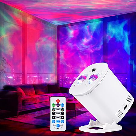 HIJOPIB Galaxy Projector for Bedroom, Nebula Ceiling Led Lamp with ...