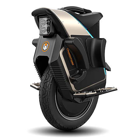 INMOTION V12S Electric Unicycle 120km Range, 4.3" Touchscreen, 90mm Suspension, Anti-Theft, IPX6 Waterproof, UL2272 Certified $1999