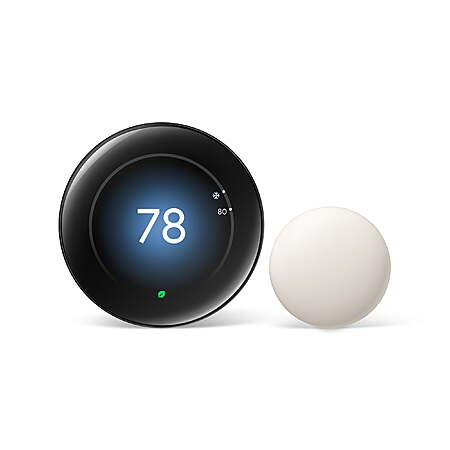 Google Nest Learning Thermostat (4th Gen) with Nest Temperature Sensor (2nd Gen) $229.99