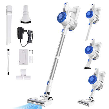 CareVac Cordless Stick Vacuum Cleaner Lightweight for Carpet Hard Floor Pet Hair $49.97
