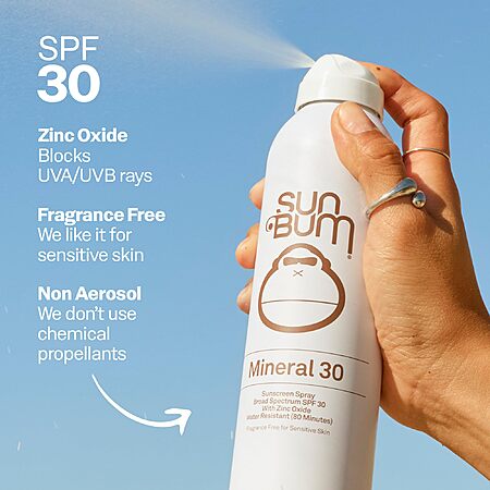 [S&S] Sun Bum Mineral SPF 30 Sunscreen Body Spray - 6 oz $10.69