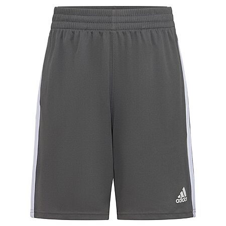 adidas boys Classic 3-stripes Shorts, Grey Five Adi, X-Large US $7.5