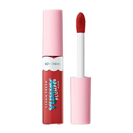Covergirl Clean Fresh Yummy Plumper Lip Gloss, 920 S-Mitten With You, Shiny, Vegan Formula, Easy to Apply, Minty Flavor, 0.33oz $4