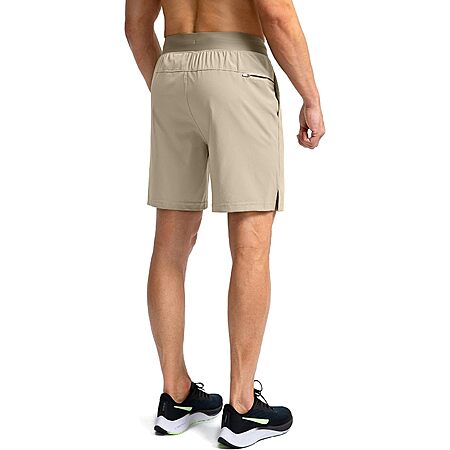Soothfeel Men's Running Shorts w/ Zipper Pockets (9