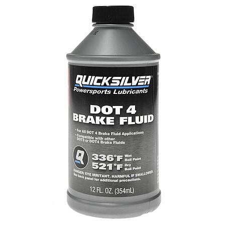 12-Oz Quicksilver DOT 4 Brake Fluid $3.35