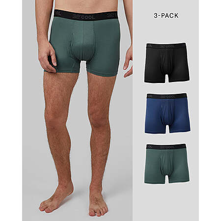 3-Pk 32 Degrees Men's Cool Trunk Boxer Briefs (Various Colors) $9 + Free S&H on $24+
