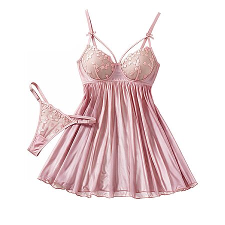 Avidlove Women's Sheer Lace Lingerie Dress w/ Thong (Various) $7.50