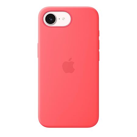 Apple iPhone 17e Silicone Case with MagSafe – Bright Guava ​​​​​​​