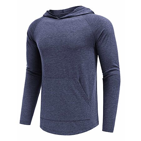 [Lightning Deal ] PINSPARK Men's Lightweight Workout Hoodie Sweatshirt