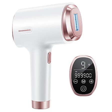 Ubroo IPL Laser Hair Removal Device, 21J Energy, 96% Hair Reduction, 41°F Ice Cooling for Women & Men, Face Bikini Underarm, Safe & Painless, At-Home Professional Results
