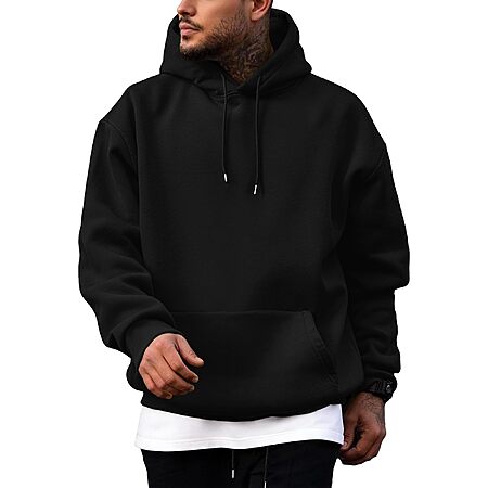 PLEPAN Hoodies for Men Cotton Essentials Sweatshirts
