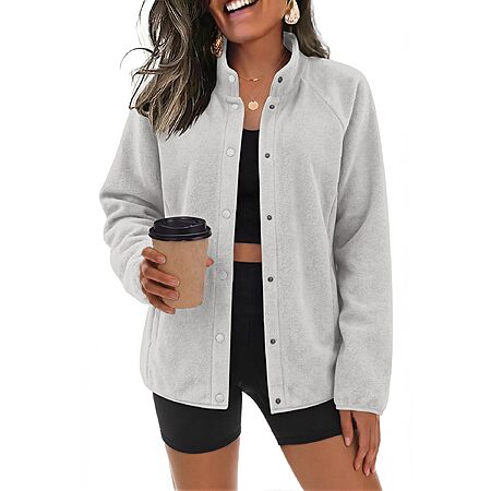 Zeagoo Fleece Fall Jackets for Women Lightweight Warm Outwear Winter Coat