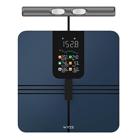 Wyze Smart Scale BodyScan with Handle, Bluetooth, 400 lbs, Black