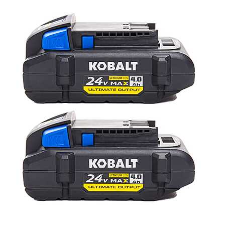 Kobalt 24 -Volt 2 -Pack Battery ( 4.0 Ah 4.0 Ah Lithium-ion )