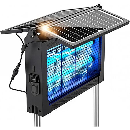 Zechuan 4,500V Solar-Powered Electric Bug Zapper