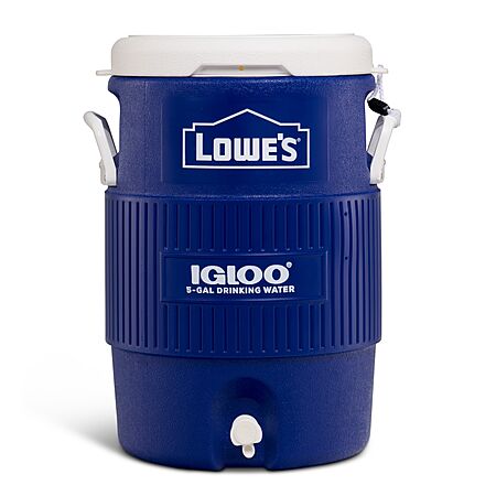 Lowe's 5 Gallon(s) Igloo Blue Insulated Beverage cooler | 00042274