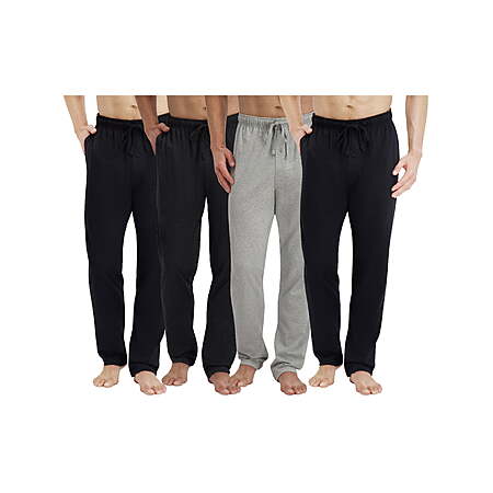 Hanes 4pk Knit Sleep Pant Bonus Pack, Sizes Large