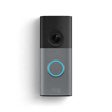 Ring Wired Doorbell (newest model) - Retinal 2K with wide-angle video, up to 6x Enhanced Zoom, and Two-Way Talk in Gray | B0FJJ66YZ1
