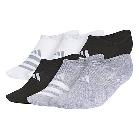adidas Women's Superlite Super No Show Socks 6 Pairs