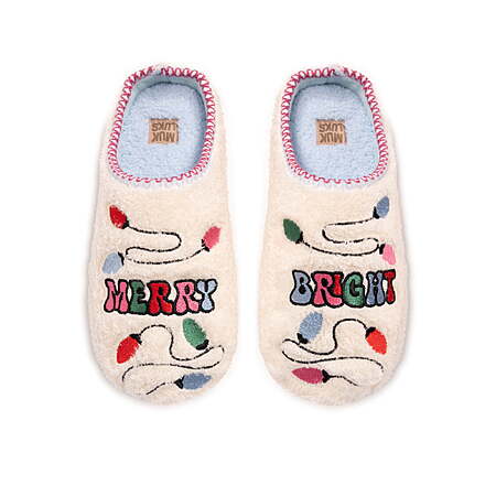 MUK LUKS Women's Cozy Holiday Clog Slipper
