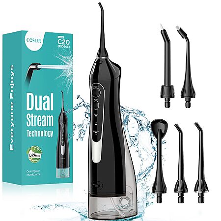 COSLUS ADA Accepted C20 Water Dental Flosser Pick, Professional Set