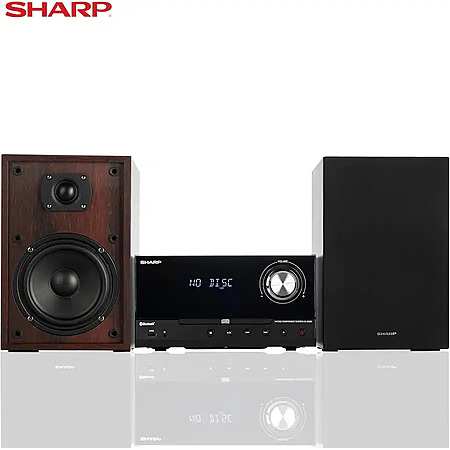 Sharp - XL-B530 Bluetooth CD Stereo Speaker System – Brown Oak