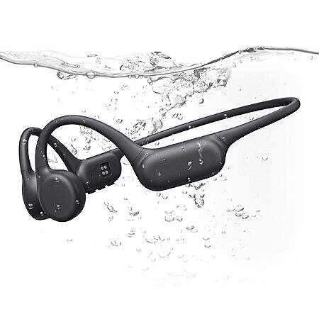 PSIER Bone Conduction Headphones, IPX8 Waterproof Swimming Headphones