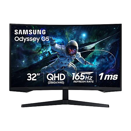 Samsung 32" Odyssey (G55C) Series QHD 1000R Curved Gaming Monitor