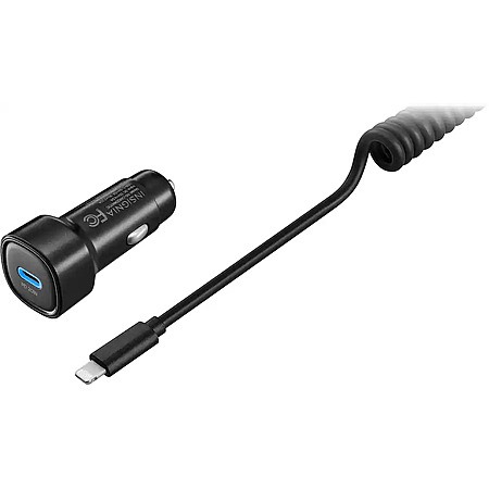 Insignia- 20W 4 ft. Car Charger Kit $2.99 at Best Buy