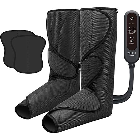 FIT KING Adjustable Compression Leg Massager (Dark Gray) $39 + Free S&H