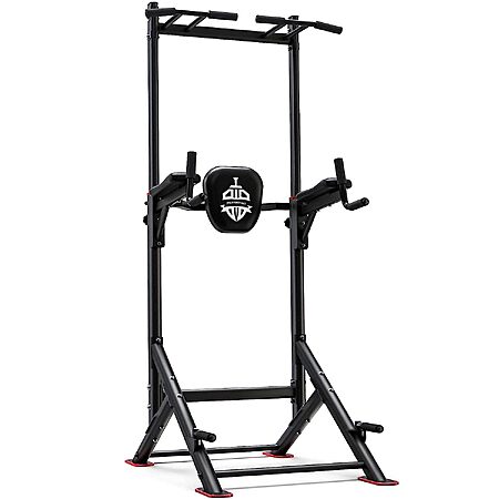 SPORTSROYALS PT2 Multi-Grip A-Frame Power Tower for Home Gym Training