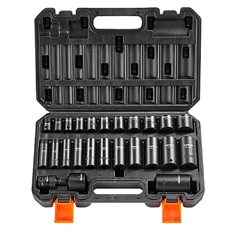 25-Pc VEVOR 3/8" Drive Deep & Shallow SAE Impact Socket Set $34.75 + Free S&H