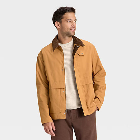 Goodfellow & Co Men's Field Jacket Full Zip Cotton