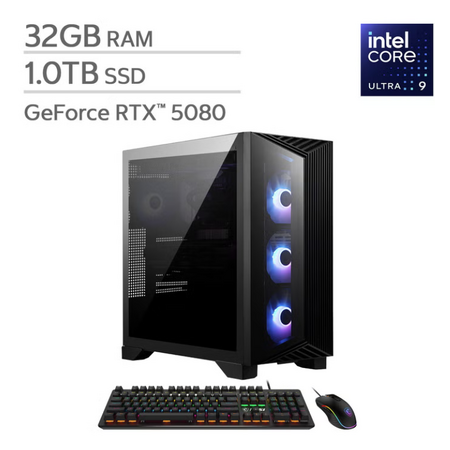 [Costco Members]MSI Aegis R2 AI Gaming Desktop – Intel Core Ultra 9 285 - GeForce RTX 5080