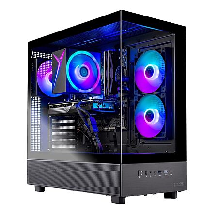 Skytech Gaming Azure 3 Gaming PC, AMD Ryzen 7 5700 3.7GHz, NVIDIA RTX 5060, 1TB NVMe SSD, 32GB DDR4 RAM 3200, 650W Gold PSU, Wi-Fi, Win 11, Desktop