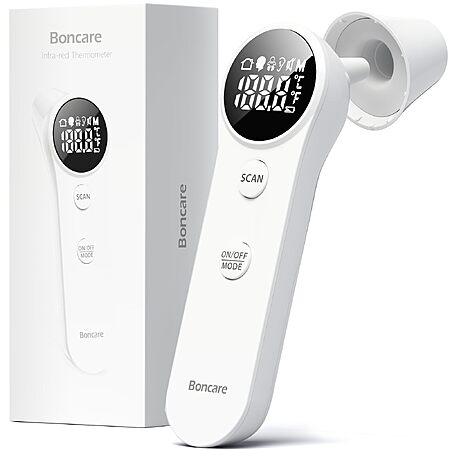 Boncare Ear and Forehead Thermometer for Adults and Kids