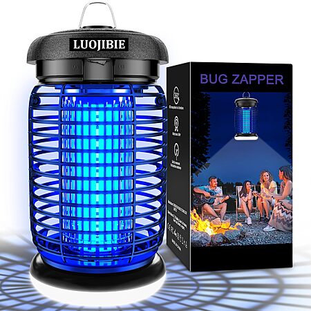 Prime- LUOJIBIE Bug Zapper Outdoor, Electric Mosquito Killer Fly Trap ...