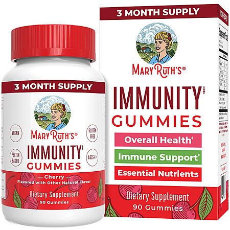 [S&S]Mary Ruth's 5-1 Immunity Gummies with Elderberry for Kids & Adults ...