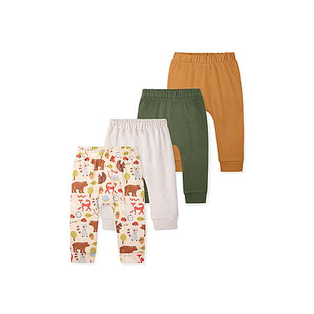 Garanimals Newborn & Baby Boy 100% Cotton Pull-On Jogger Pants, Sizes 0–24M, Single & 4-Pack