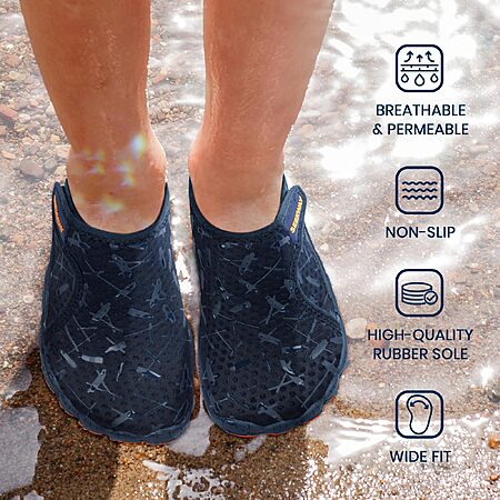 SEEKWAY Barefoot Water Shoes for Kids - Wide Toe Box and Quick-Dry Sand Shoes