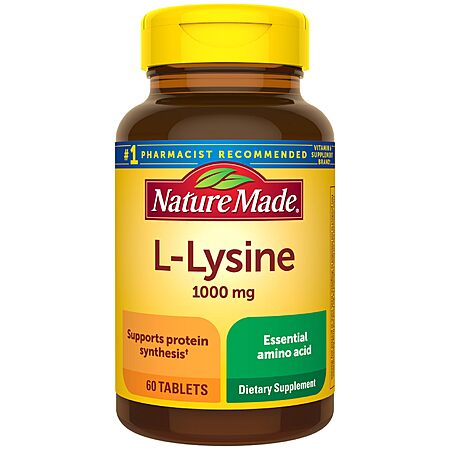 [S&S] Nature Made L-Lysine 1000 mg, 60 Tablets