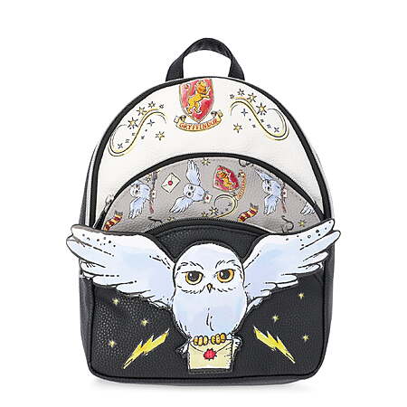 Harry Potter Women's Owl Post 10" Mini Backpack (Black) $9.05