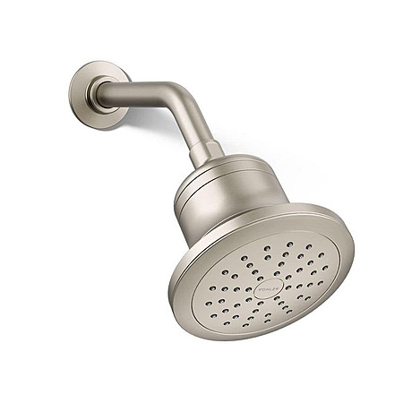Kohler Cinq Round 1-Spray Filtered Showerhead with 2.5 GPM 5.5 in., Wall Mount Fixed