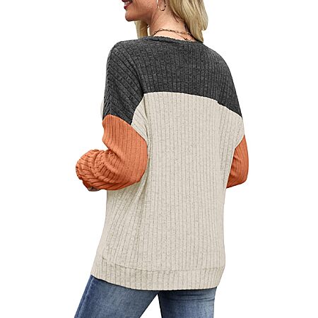 MixShe Womens Sweaters Crewneck Tunic Tops S-XXL