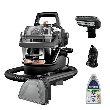 BISSELL Little Green HydroSteam Portable Carpet Cleaner, 3618